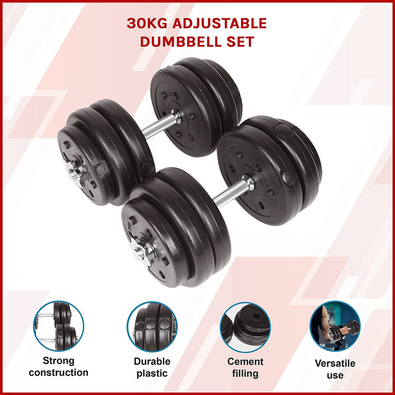 Cheap 30kg dumbbell discount set