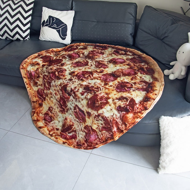 Pizza throw blanket sale