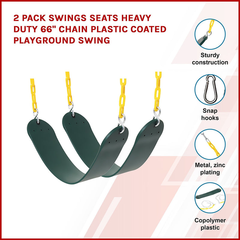 2 Pack Swings Seats Heavy Duty 66