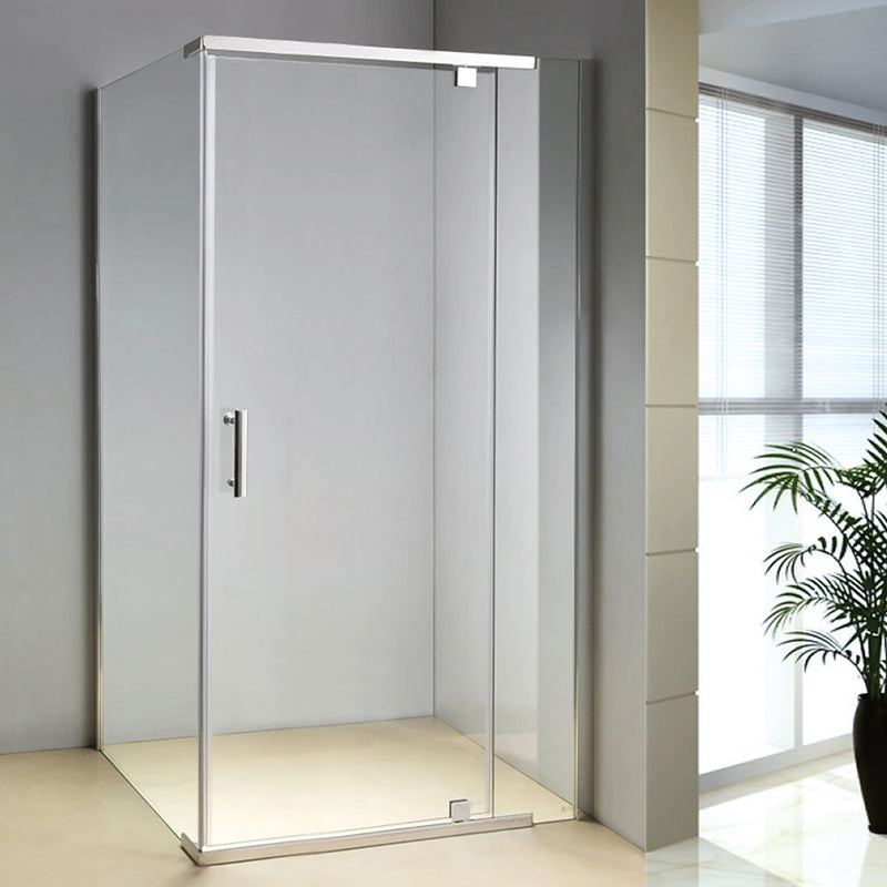 Framed Safety Glass Pivot Door Shower Screen