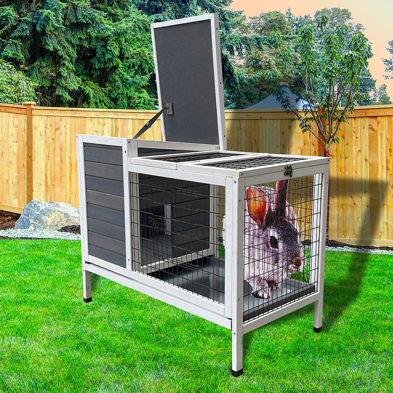 Rabbit Bunny Cage Hutch Pet Cages Enclosure Home Lifestyle Pet Supplies