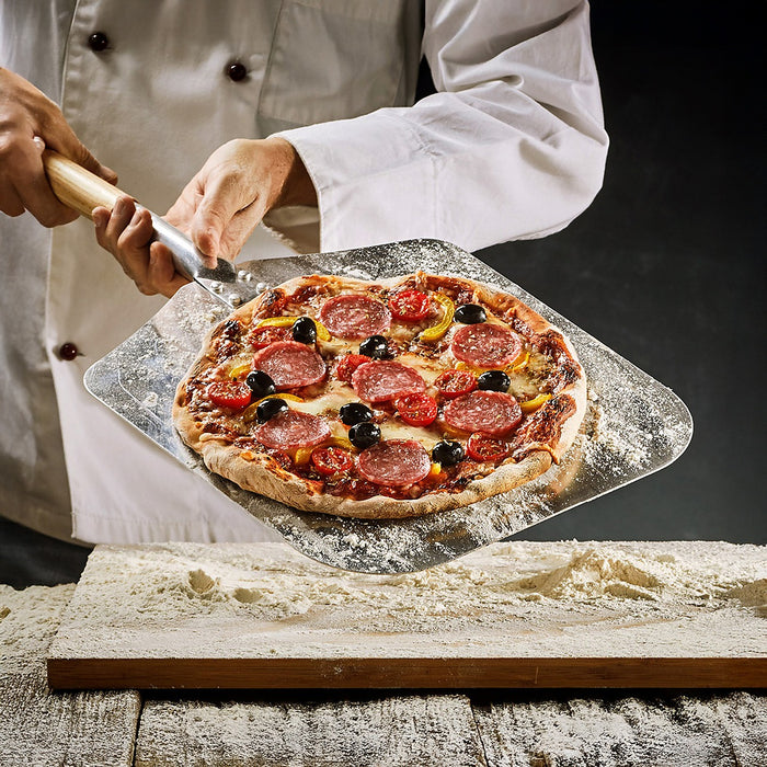 Profesional Pizza Oven Peel Paddle 90cm Wood Handle