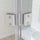 180° Stainless steel Glass-to-Glass Shower Door Hinge in White