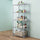 5 Tier Silver Metal Storage Rack Shelving Wire Shelf