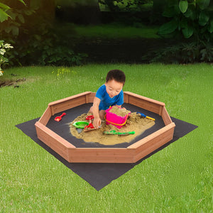 Kids Sand Pit Large Octagonal Wooden Sandpit