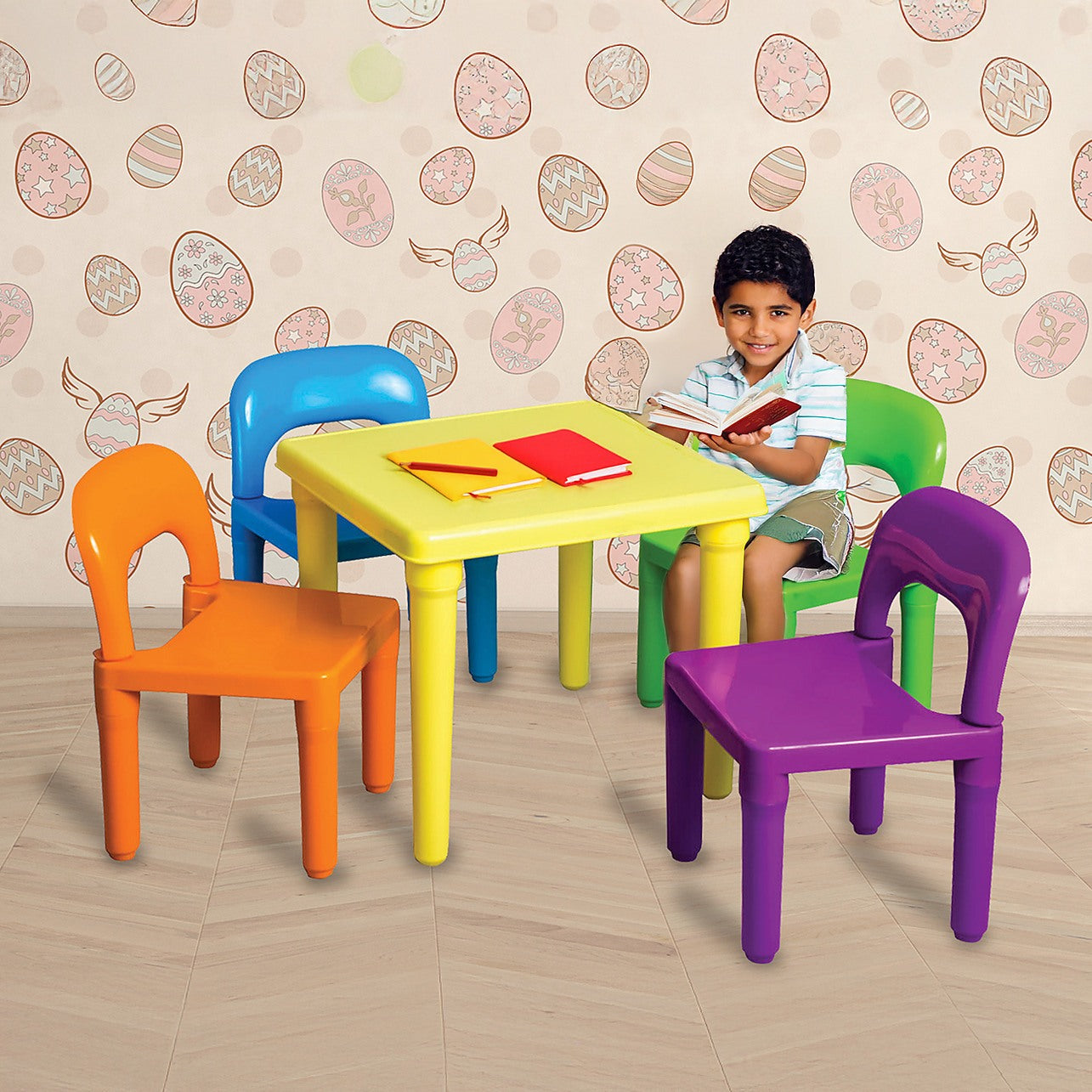 Kids Table and Chairs Play Set Toddler Child Toy Activity Furniture In Outdoor Games Hobbies Outdoor