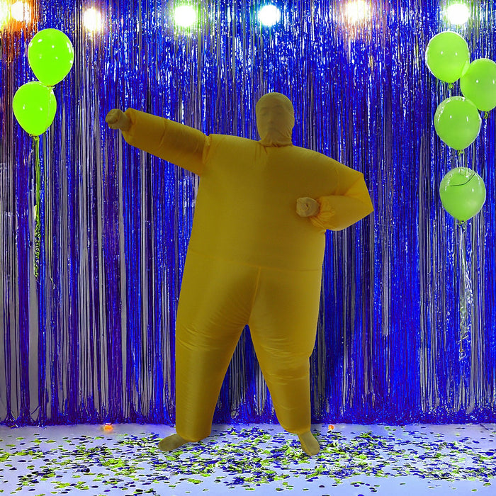 Inflatable Plain Yellow Fancy Dress Costume