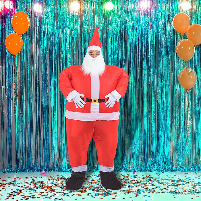 Santa Fancy Dress Inflatable Suit -Fan Operated Costume