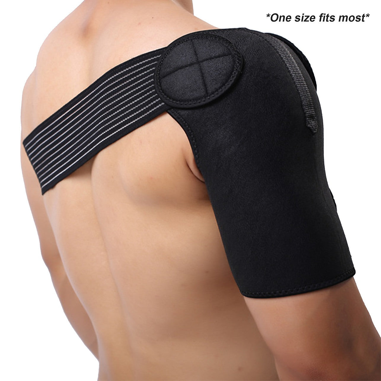 Double Shoulder Support Brace Strap Joint Sport Gym Arthritis