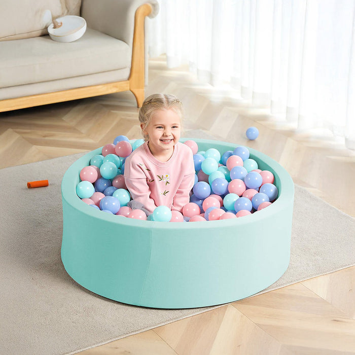 Round Ball Pit Playpen Enclosure Blue