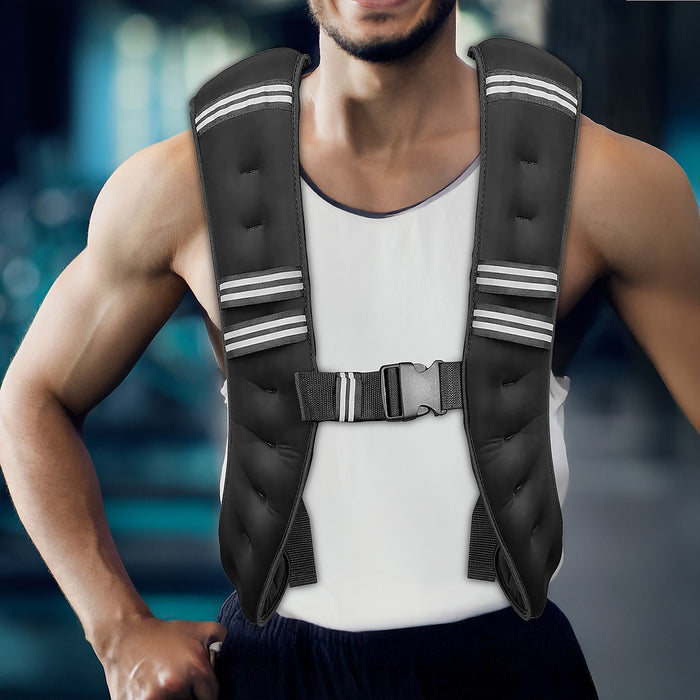 10KG Weighted Vest Top Gym Exercise Fitness Strength Sports Training Weight Loss