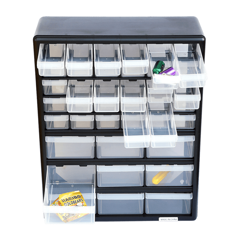 Storage Cabinet Drawers 39 Plastic Tool Box Containers Organiser ...