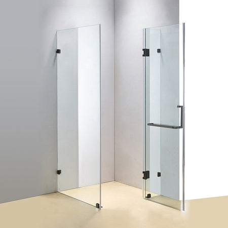 Della Francesca Frameless Square Shower Screen