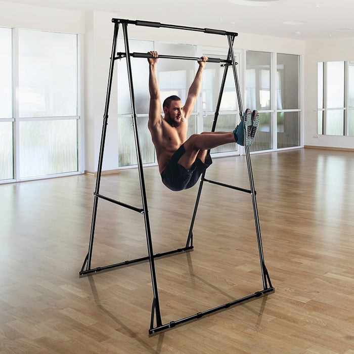 Pull-up Bar Free Standing Pull up Stand Sturdy Frame Indoor Pull Ups ...