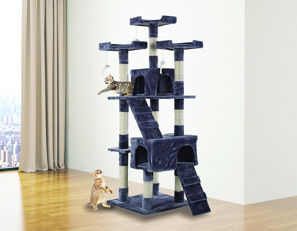 180cm Cat Tree Scratching Post Tower Trees Scratcher House Home Lifestyle Pet Supplies