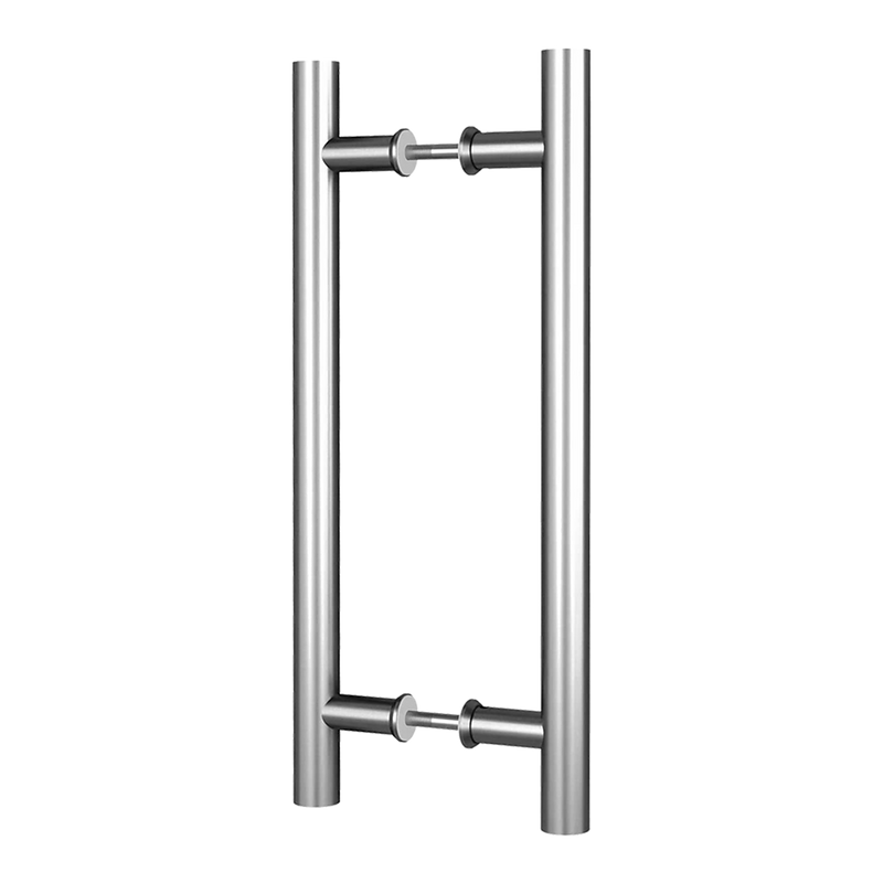 Round 300mm Push Pull Stainless Steel Door Handle Entrance Entry Shower ...