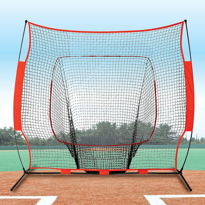 Portable Baseball Training Net Stand Practice Sports Tennis Sports & Fitness Home Fitness