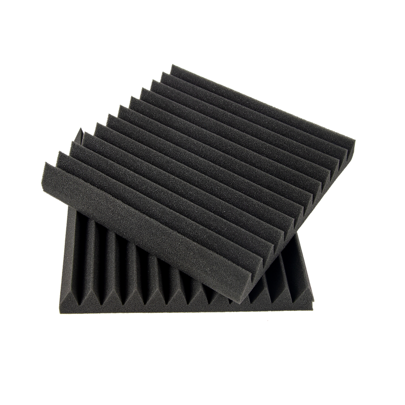 40pcs Studio Acoustic Foam Sound Absorbtion Proofing Panels Tiles Wedge ...
